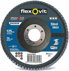 Flexovit Δίσκος Λείανσης 125 X 22.20mm Φ40 22337