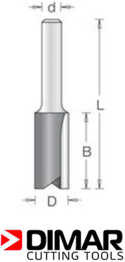 Dimar Router Chute Cutter Bit D=5 B=11 L=5 D=6 35 Teeth=Z2