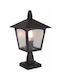 Außenstehlampe aus Aluminium Quadratisch Gold-Schwarz 11281503