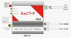 Relec Rect-4 Τερματικό Κινητής Τηλεφωνίας Πύλη Gsm