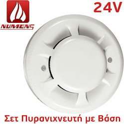 Numens Snc-300-s2 Optical Smoke Detector 24v Base Fire Alarm Panels