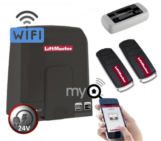 Sl 1000 Evk Liftmaster Wifi Motor Sliding Garage Door Motor Set Wifi Smart Rackless