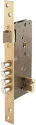 Κλειδαριά Ασφαλείας Ξύλινης Πόρτας Ezcurra 700b Brass 1628-cy