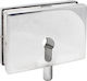 Security Glass Door Floor Lock Inal 210.01-silver Nickel