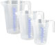 Set of Three Dosing Containers 0.5l-1l-2l Pressol 07071