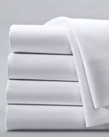 Weißes Bettlaken 160 Fäden 240 x 280 cm 15 Stück