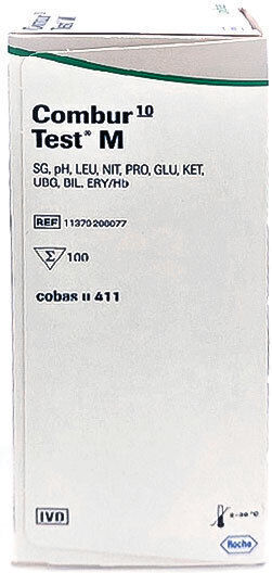 Roche Cobas Combur 10 Теста 100 Ленти