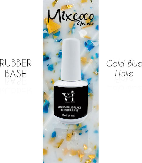 Mixcoco Vi Gold-Blau Flake Gummi Grundierung 15ml
