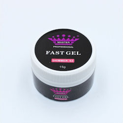 Poly Fast Gel Shimmer Pink 15g 1