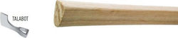 Wooden Pole 2" Axe Oval Talbot