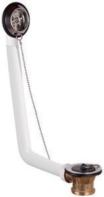 Bathroom Valve Plastic Overflow 1 1/4'' Team