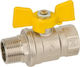 Enolgas Full Bore Valve Male-Female Aluminum Butterfly Handle Vt 3/4''