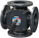 Esbe 4f 65 Four-Way Rotary Mixing Distribution Flanged Valve Diameter Dn 65 2 1/2''