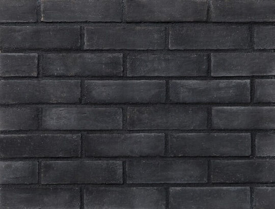 Euro Brick Schwarze Wandverkleidungssteine Hellas Stones Euro Brick 1 M2