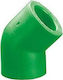 Pipe Elbow Fittings 45º Ppr Diameter 20 Plastherm
