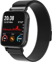 MultiFiT Aluminiu Smartwatch (Negru)