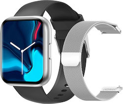 TrendFIT Pro Aluminium Smartwatch mit Pulsmesse...
