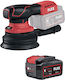 Flex ORE 2-125 18-EC Battery Powered Eccentric Sander 125mm Battery 18V 1x5Ah with Speed Control and with Suction System D00345