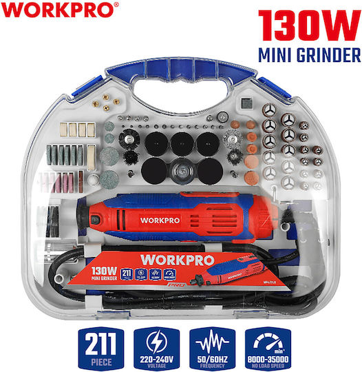 WorkPro Electric Rotary Multi Tool 130W with Speed Control WP472411CE