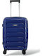 Seagull Cabin Travel Suitcase Hard Blue with 4 Wheels Height 55cm SG180-55-Blue