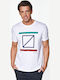 Redgreen T-shirt Τύπωμα Big Rg Logo Λευκό