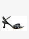 Damen Sandalen Werner 40120010 Schwarze