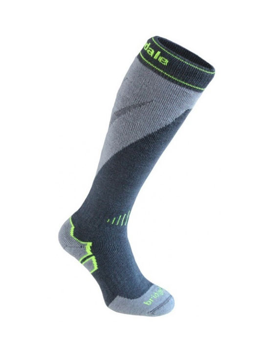 Bridgedale Aνδρικές Κάλτσες Midweight Plus Ski Merino Performance Gunmetal Stone
