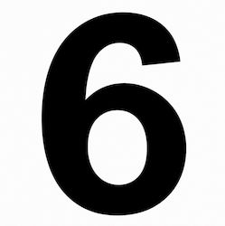 Carton De Numerotare Terenuri Nr 6 Carton De Numerotare Terenuri Nr 6