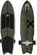 Πατίνι Σανίδα Longboard Street Surfing Surf Τρίτροχο White Striker 36"