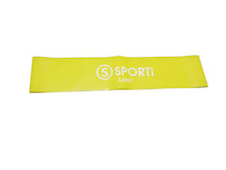 Sportifrance Гума За Фитнес Мини Банд Жълт Мек