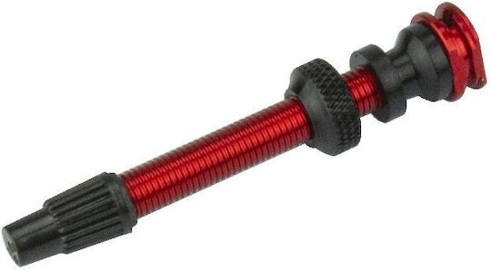 Βαλβίδα Presta Tubeless Campa Bros Ust 50mm Κόκκινο