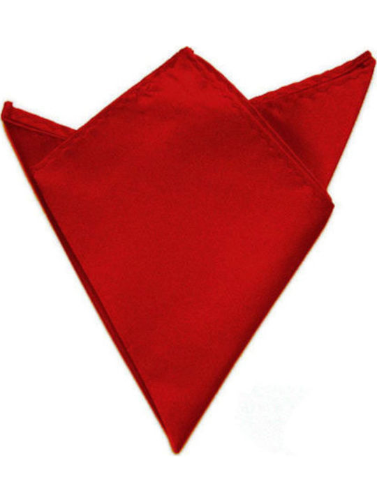 Handmade Satin Pocket Square Wine Red