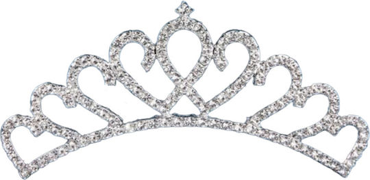 Bridal Comb Rhinestones Crystals Hearts Length 11cm Height 3.50cm