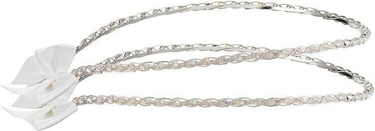 Wedding Crowns White Silver 925 Stones P.q European Crystals Ioannis Collection D230l