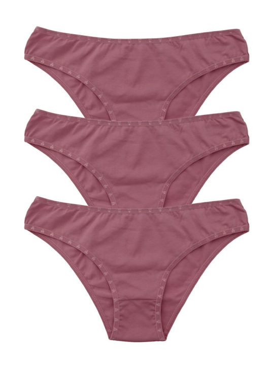 Damen-Slips Hnx Paket 3 Stücke Saftiges Apfel