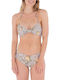 Hurley Underwire Top Moderate Hipster Bottom Jungle Cat