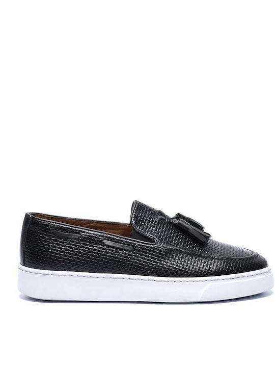 Giacomo Carlo Loafer Leather White Sole By 885.black