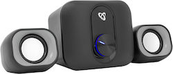 Sbox SP-182 2.1 Computerlautsprecher mit 11W Leistung Schwarze