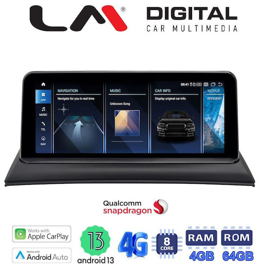 LM Digital Ηχοσύστημα Αυτοκινήτου για BMW X3 (E83) 2003 > 2010 (Bluetooth/USB/WiFi/GPS/Apple-Carplay/Android-Auto)