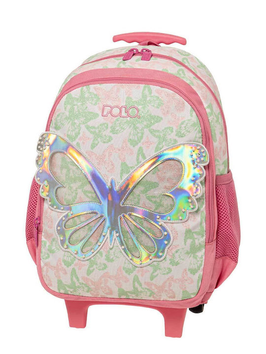 Polo Junior Bibi School Bag Trolley Elementary, Elementary Butterfly with Water Bottle Holder 12Liters 2025