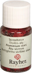 Glitzer Aluminiumsterne 10ml Rote