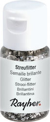 Glitzer 10ml Silber