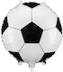 Round Birthday Football Foil Balloon 35cm