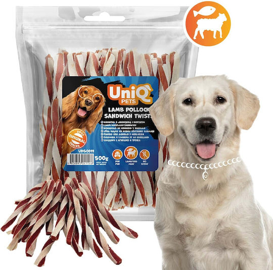 Uniq Λιχουδιά Σκύλου με Αρνί 500gr