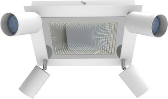 Spot Light Spot mit Fassung GU10 in Weiß Farbe