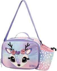 Polo Geantă de prânz de umăr Violet 26x13x17cm