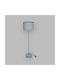 Oxygen White Moon Stehleuchte mit Fassung für Lampe E27 Gray