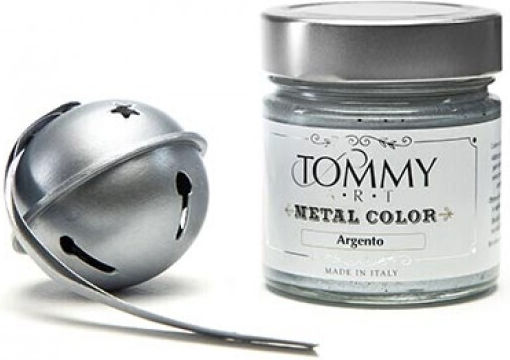 Tommy Art Chalk Varnish Paint 140ml Silver