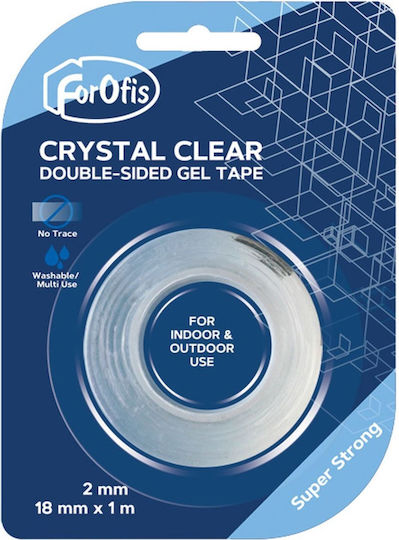 Doppelseitiges Klebeband Forofis Gel 18mm x 2m