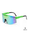 Ghetto Unisex Sunglasses with Green Frame and Green Lens HS2047 Green